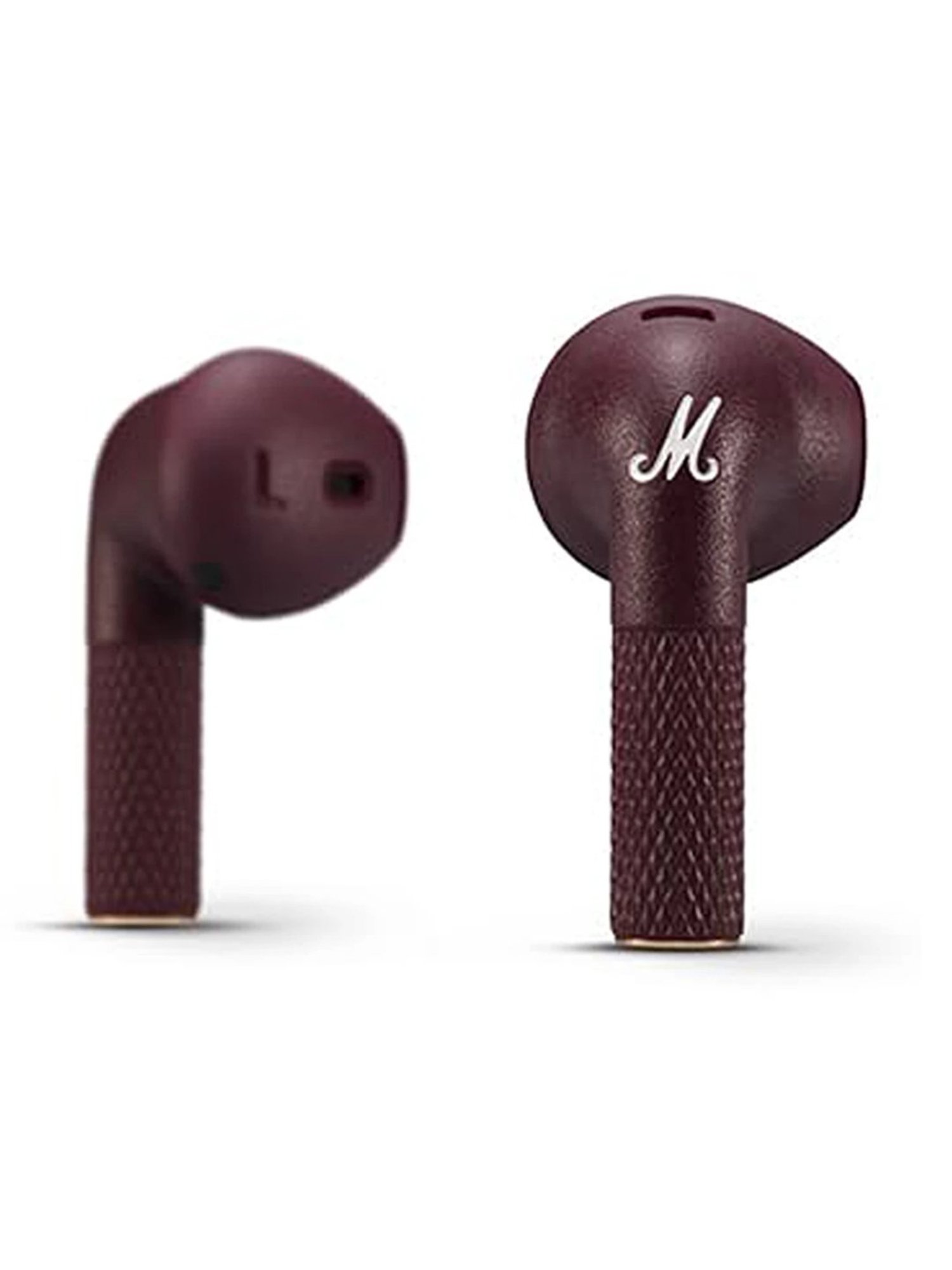 Marshall Minor III Bluetooth in-Ear Earbuds with 25 Hrs Playtime (Burgundy, True Wireless)