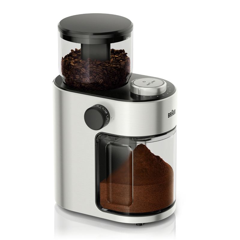 Braun FreshSet 12 Cup Burr Grinder - KG7070 - Black/Stainless Steel