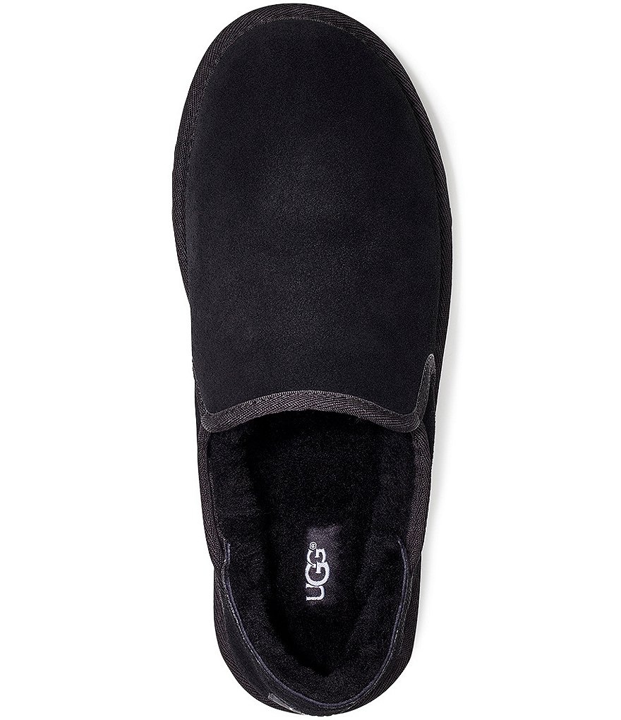 UGG&reg; Men's Scuff Logo Suede Slippers