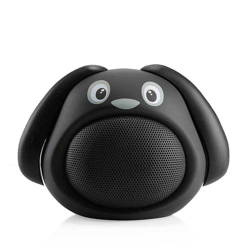 Compact iCute Bluetooth Wireless Speaker Dog Black
