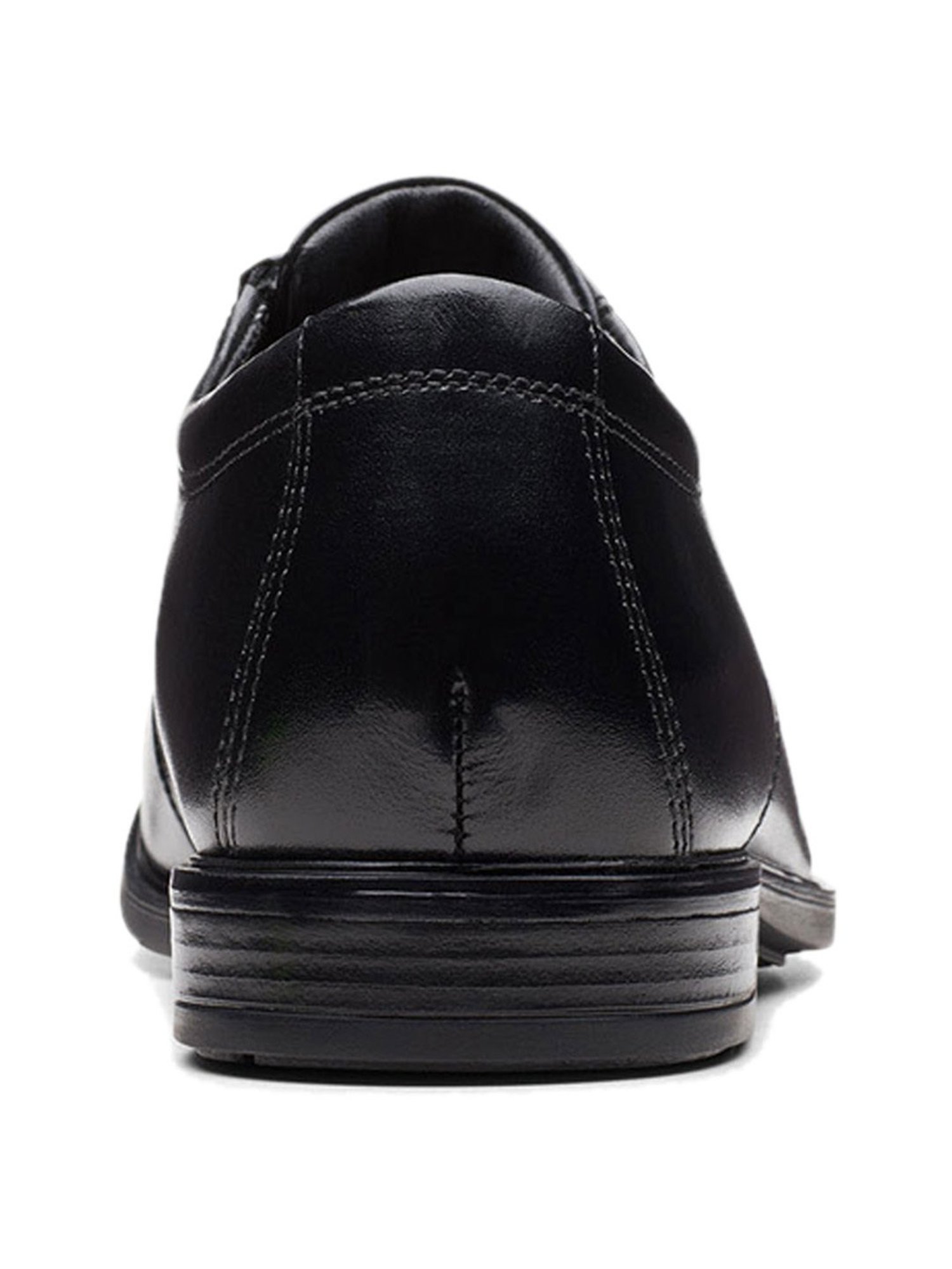 Clarks Men's Howard Cap Black Derby Shoes