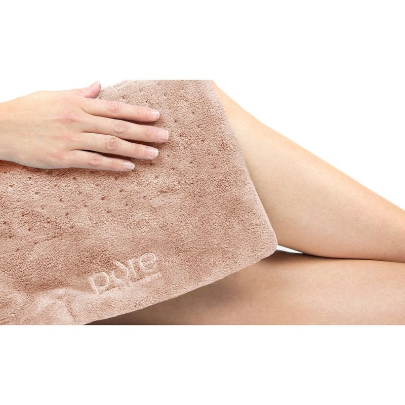 Pure Enrichment PureRelief Deluxe Heating Pad - 12" x 24" - Mauve