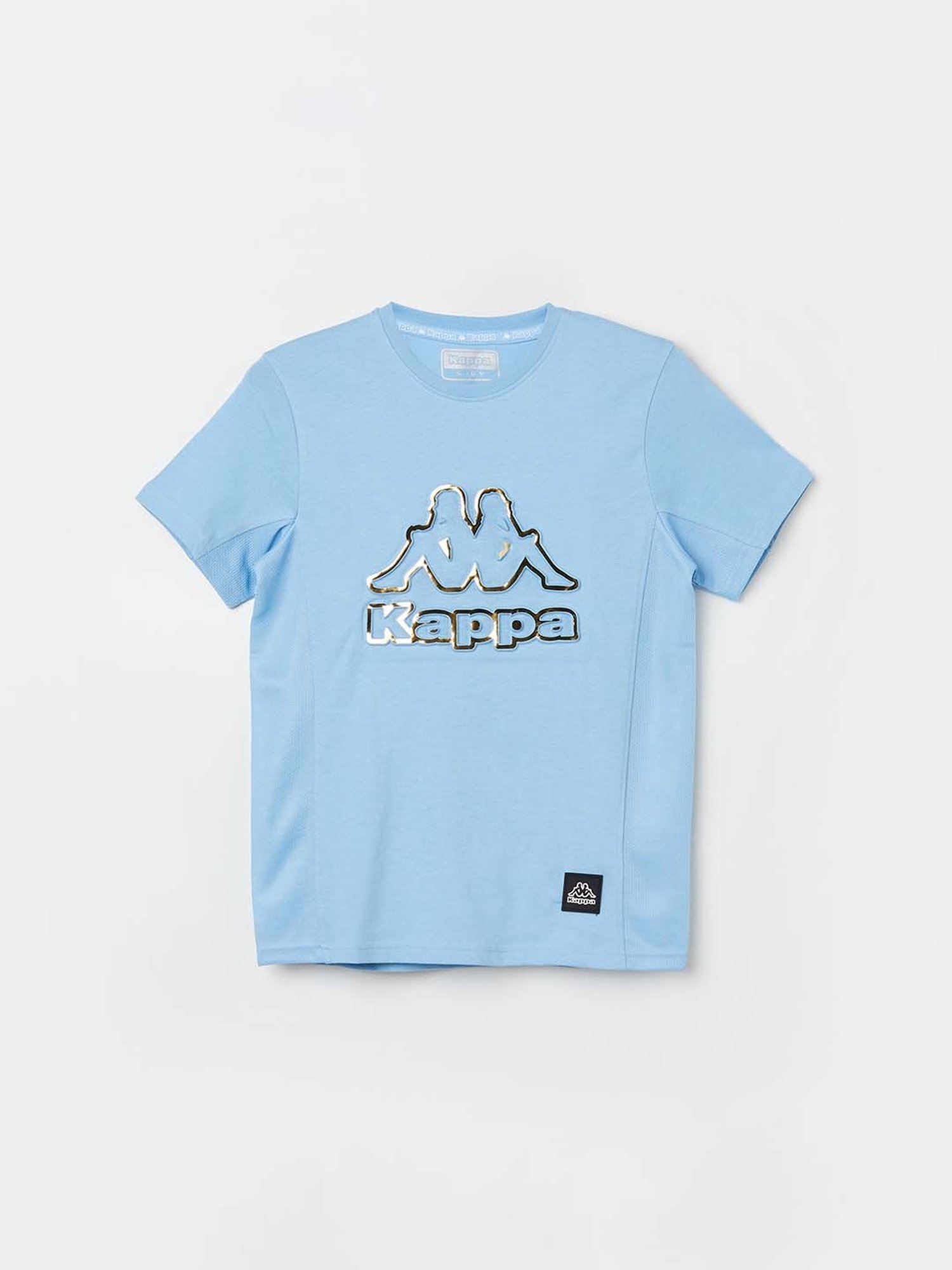 KAPPA Boys Blue Cotton Printed T-Shirt