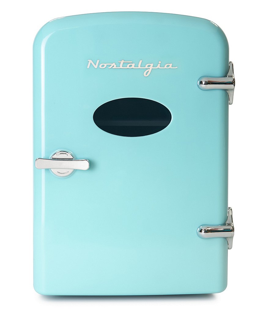 Nostalgia Electrics Retro 6-Can Personal Cooling and Heating Refrigerator