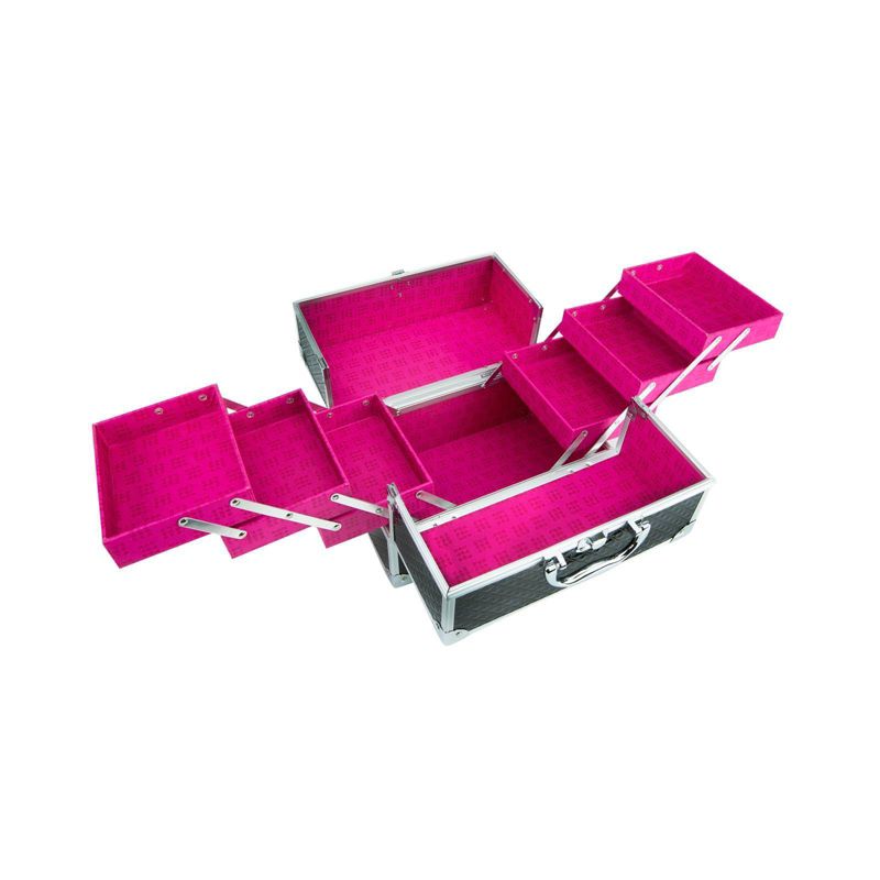 Caboodles Lovestruck 6-Tray Train Case Black Diamond