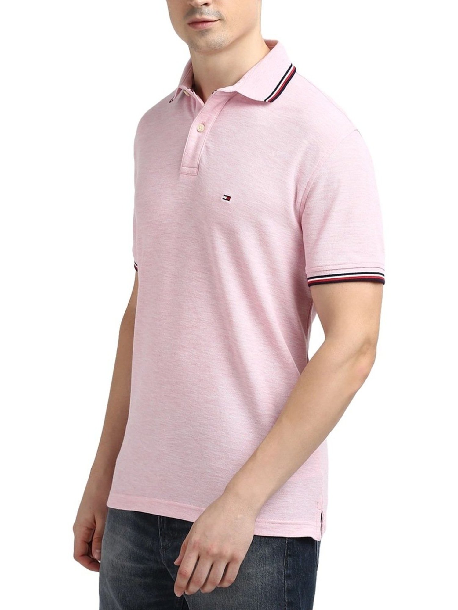 Tommy Hilfiger Pink Regular Fit Polo T-Shirt