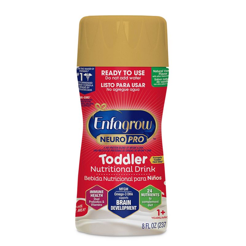 Enfagrow Toddler Next Step Vanilla RTD Bottles - 6ct/8 fl oz Each