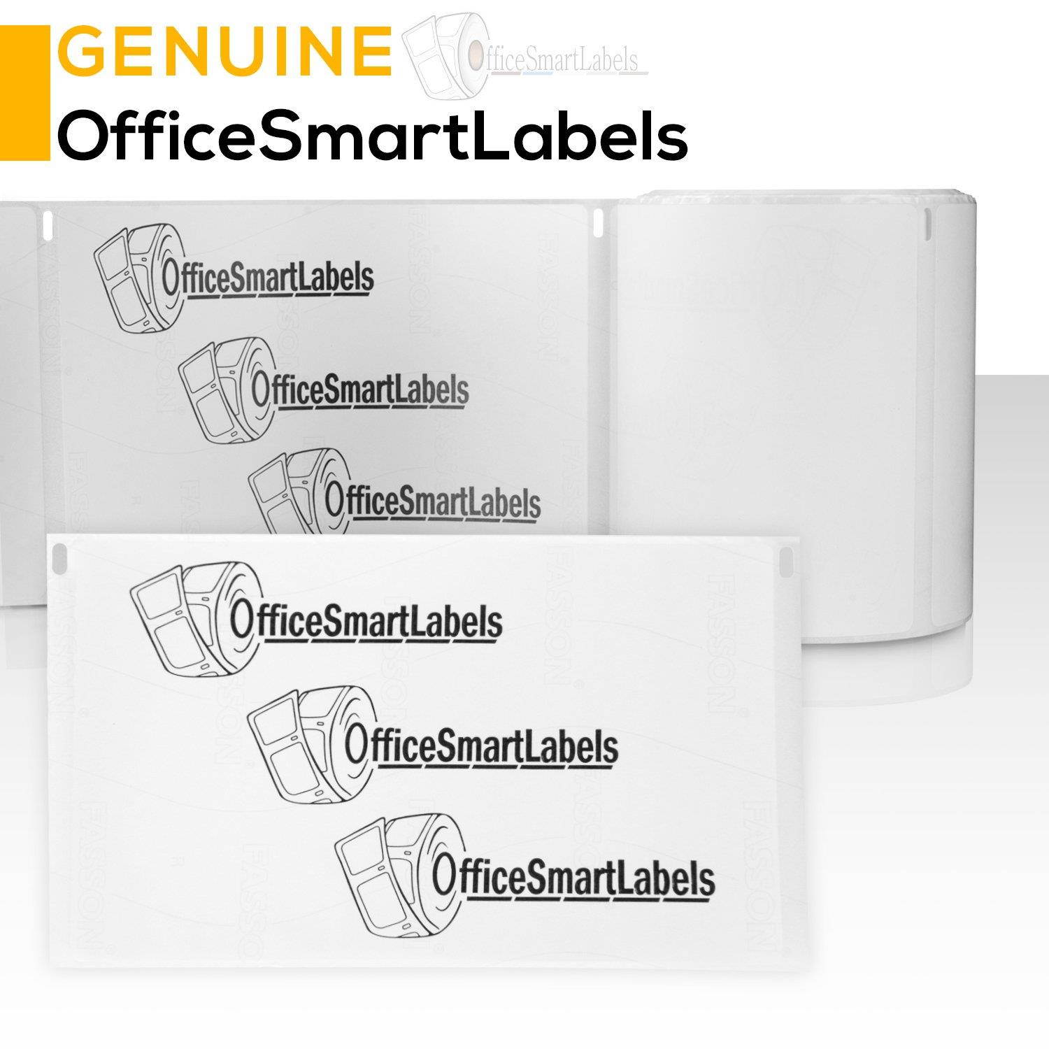 Dymo Compatible 30324-2-1/8" x 2-3/4" Veterinary Diskette Media Labels (6 Rolls - 400 Labels Per Roll)