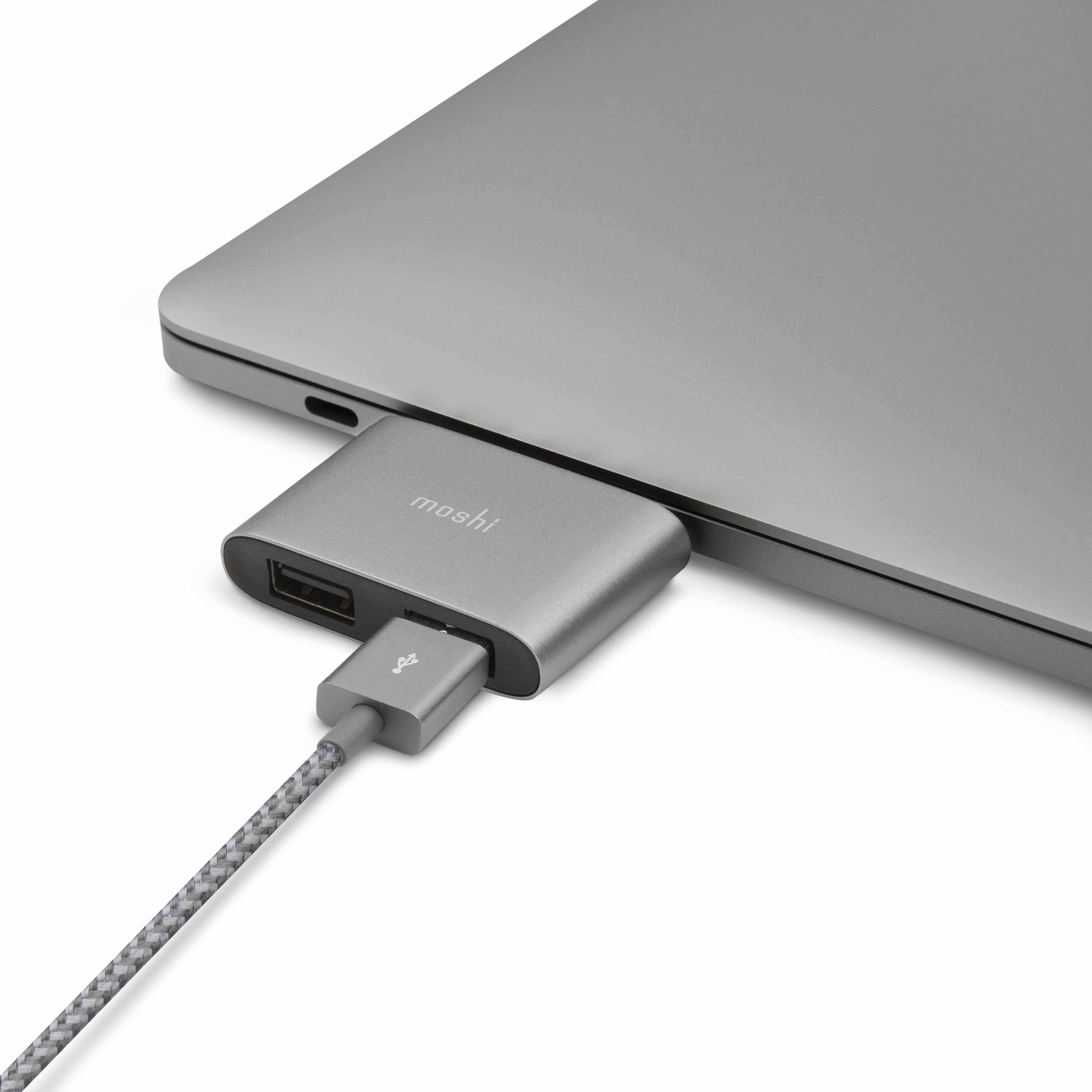 Moshi USB-C to Dual USB-A Adapter