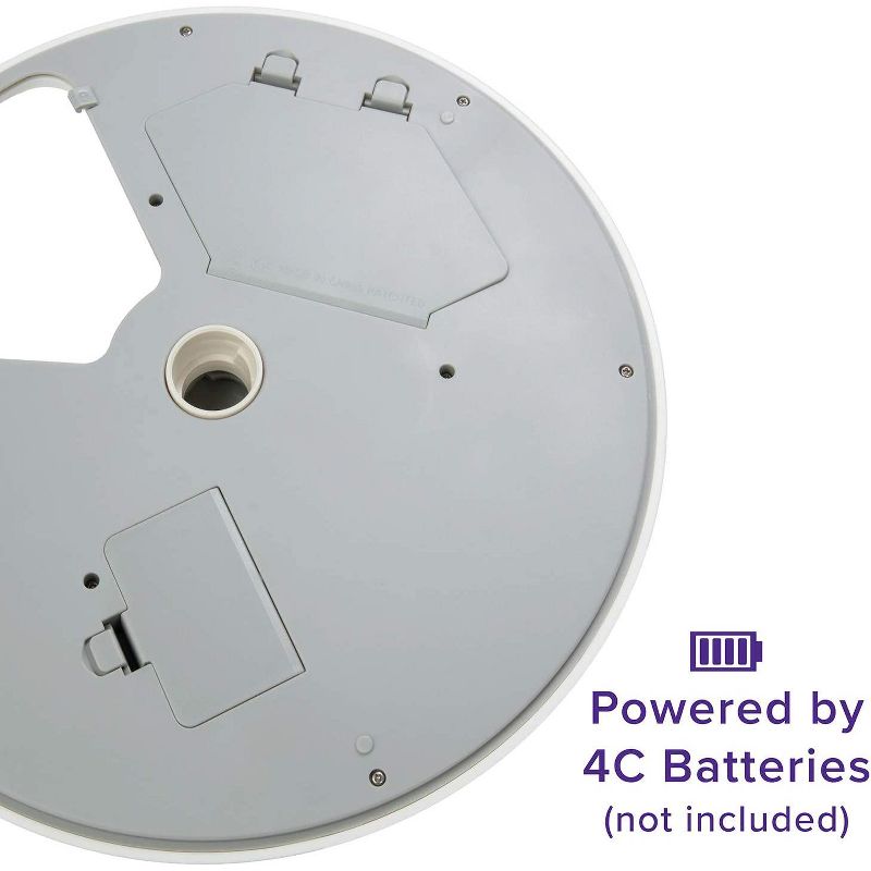 Pawple Automatic Pet Feeder, 6 Meal Food Dispenser for Small Animals with Programmable Digital Timer