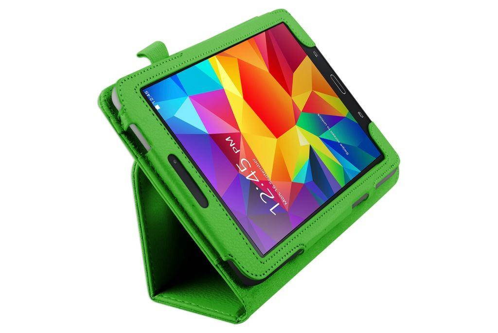 Hellfire Trading Magnetic PU Leather Case Cover for Samsung Galaxy Tab 4 8" T330 - Black