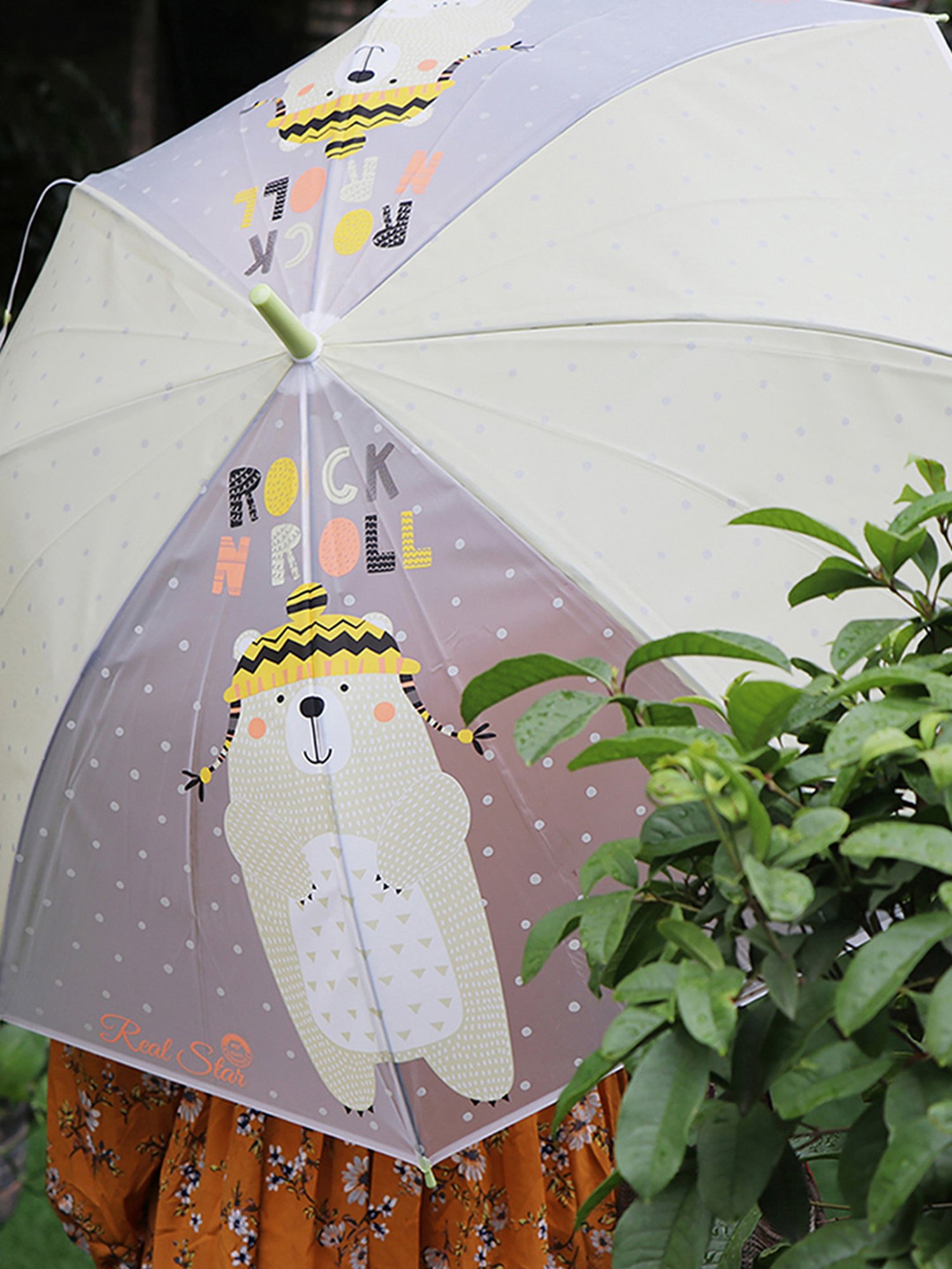 Little Surprise Box LLP Grey Polyester Kids Umbrella