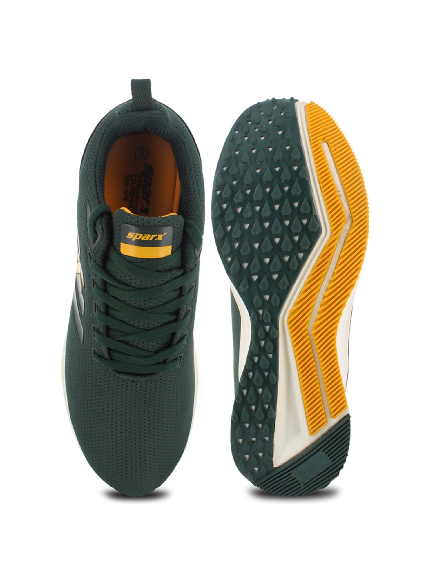 Sparx Men's Forest Green Running Shoes