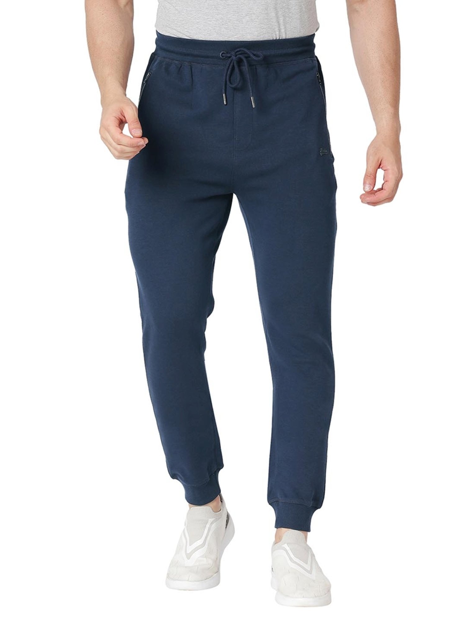 Basics Navy  Slim Fit Joggers