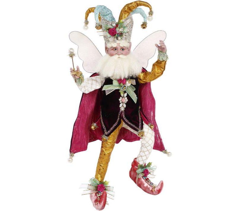 Mark Roberts Products 20" Pink and Gold Harlequin Mark Roberts Christmas Fairy Figurine
