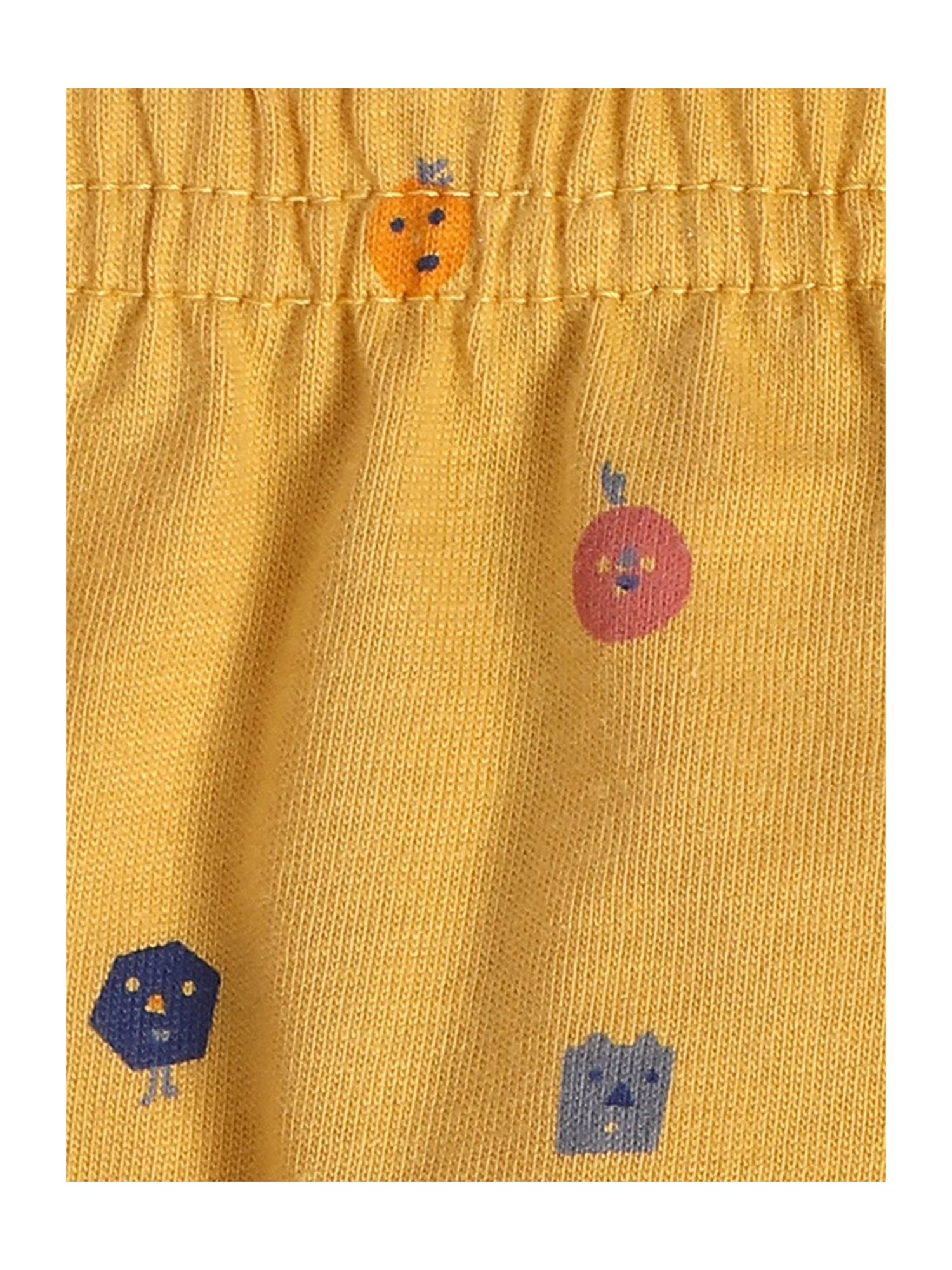 MINIKLUB Boys Orange & Green Printed Briefs (Pack Of 2)