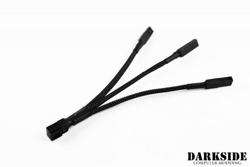 DarkSide CONNECT 3-Way Cable | 4" | 3-Pin  - Type 10s (DS-0393)
