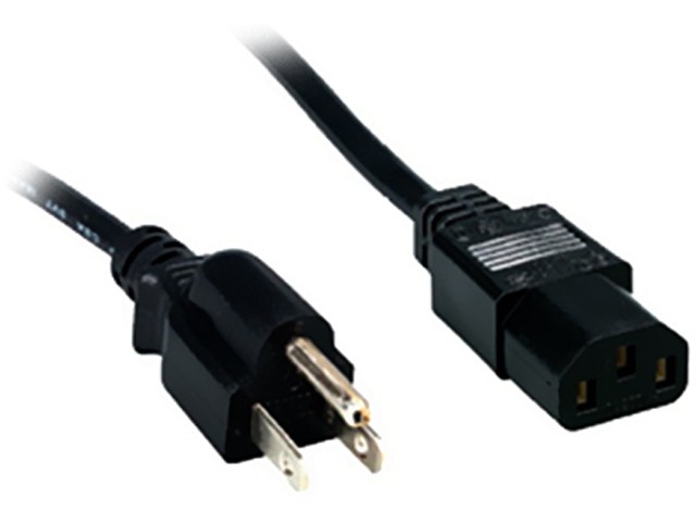 Comprehensive Model PWC-BK-15 15ft. Standard PC Power Cord 18/3 SVT
