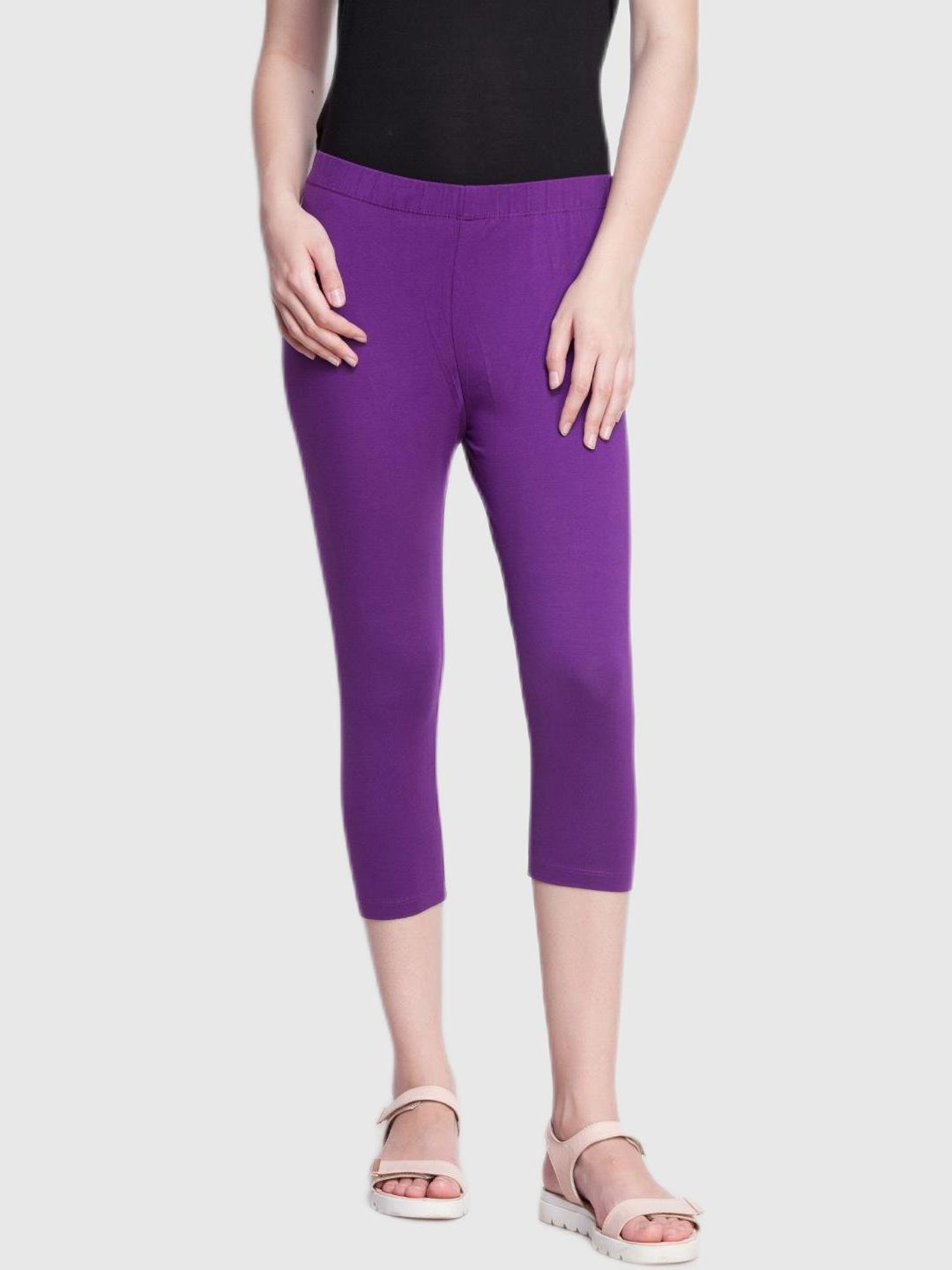 Dollar Missy Purple Skinny Fit Capris