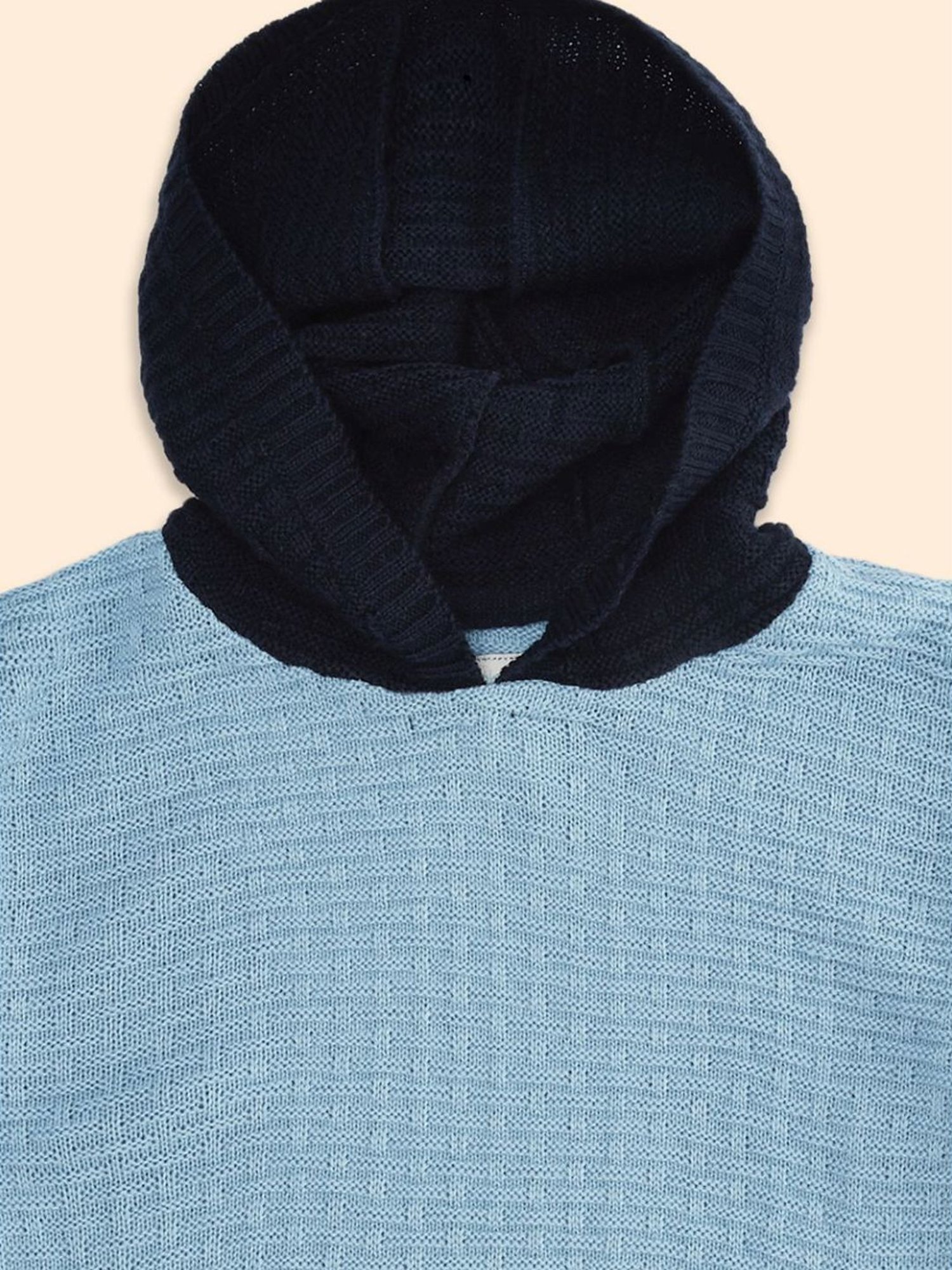 U.S. Polo Assn. Kids Black Self Design Sweater