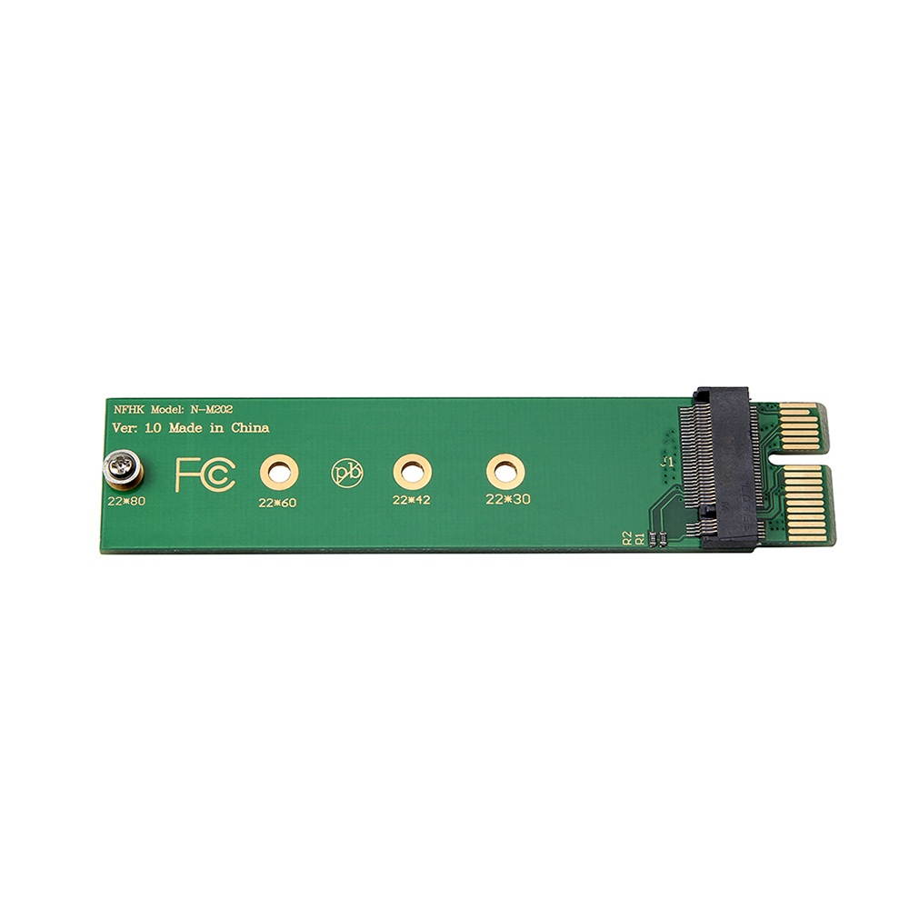 M.2 Hard Disk NVME Adapter Card PCIe to M.2 NGFF Test Card SSD Hard Disk Reader Green