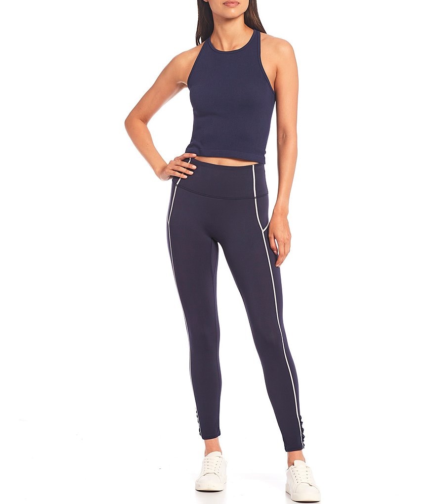 Free People Haley Racerback Cropped Knit Tank