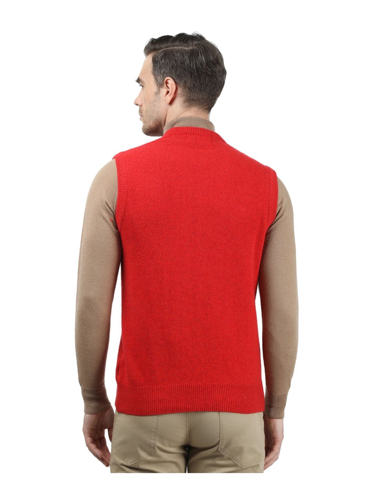 Monte Carlo Red Regular Fit Sweater