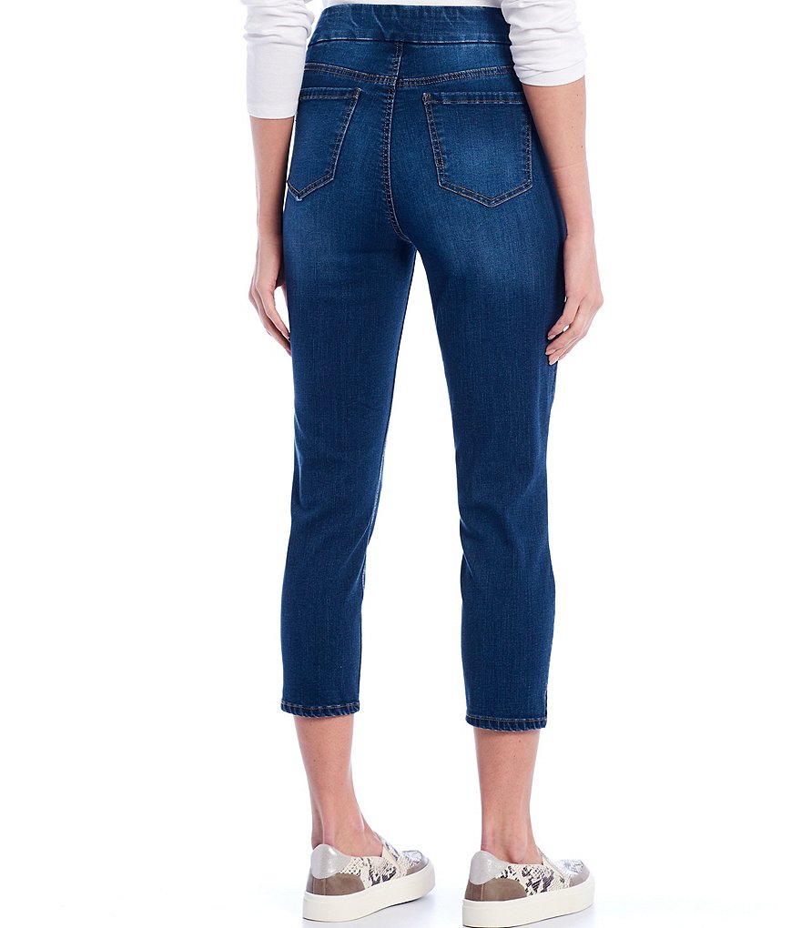 Westbound Petite Size the HIGH RISE fit Denim Skinny Cropped Pants