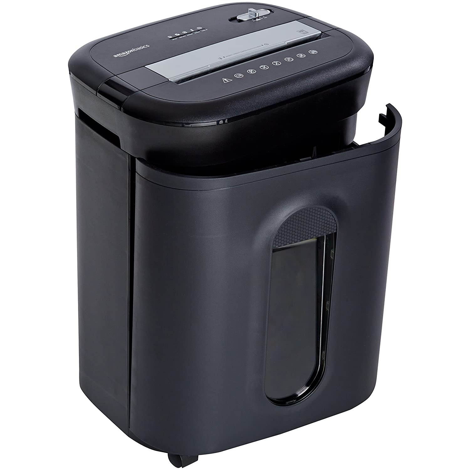 AmazonBasics 15-Sheet Cross-Cut Paper, CD Credit Card Office Shredder