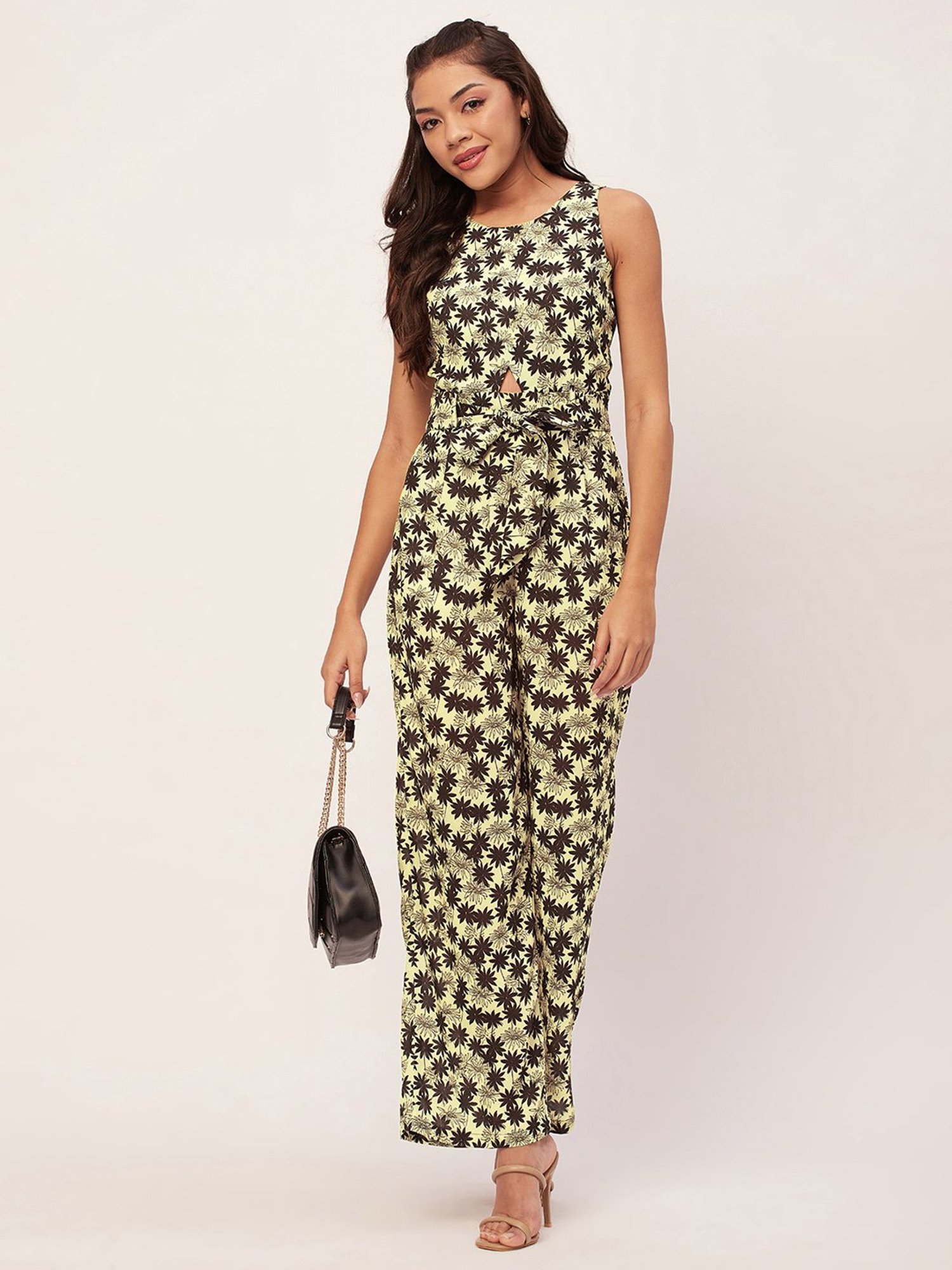 Moomaya Multicolor Printed Jumpsuit
