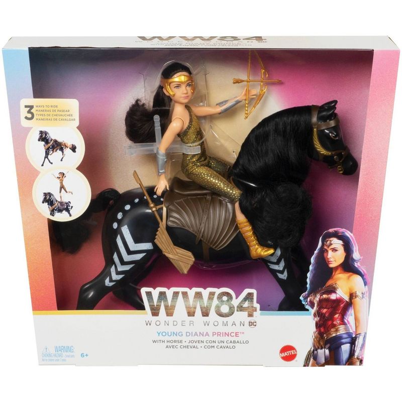 Wonder Woman 1984 Young Diana & Horse Doll