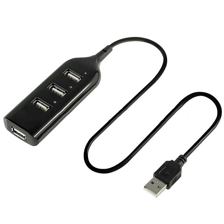 High Speed 480Mbps 4 Port USB 2.0 Hub,USB Splitter Adapter Port For Laptop PC Computer Peripherals Accessories
