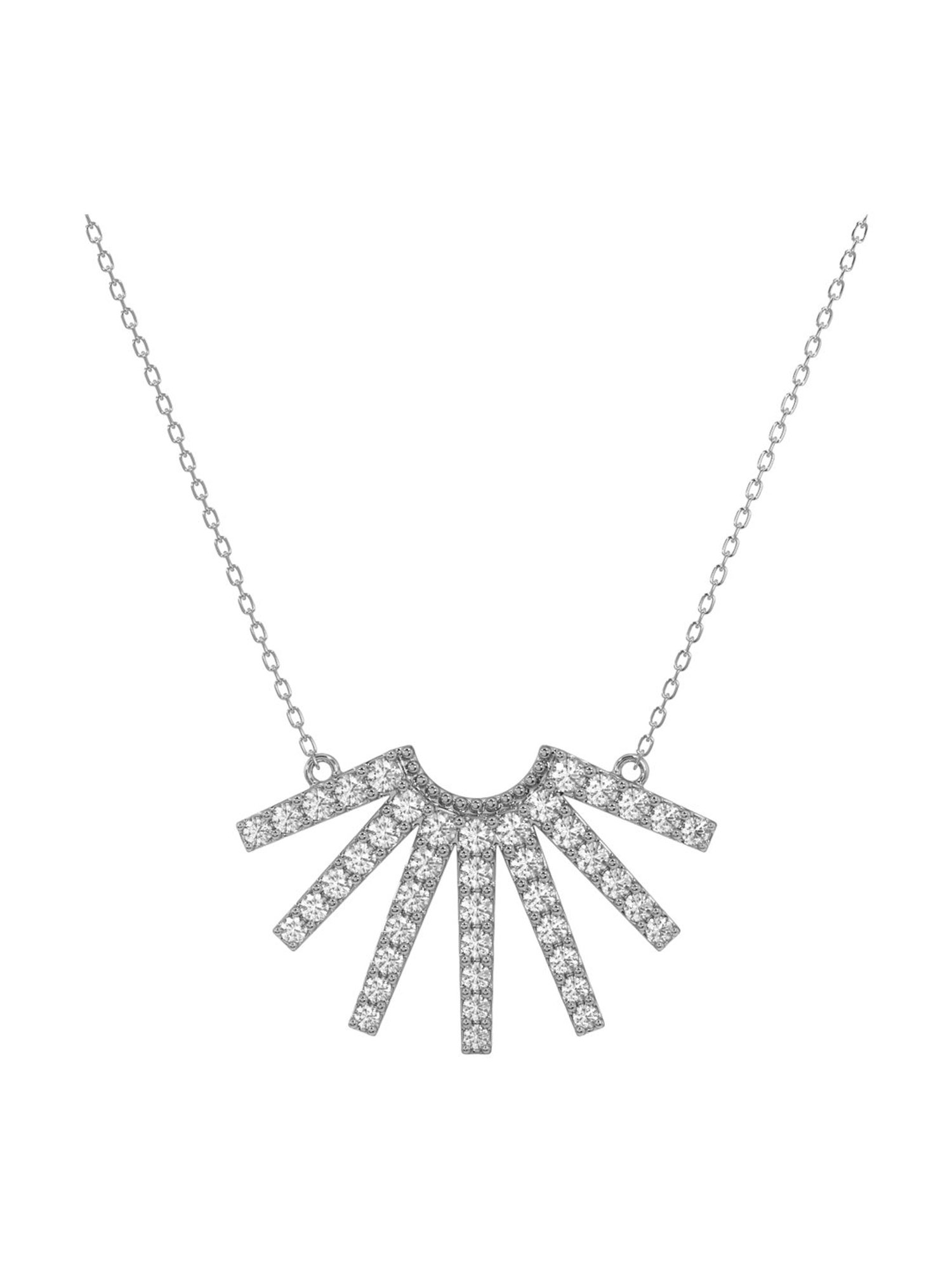 GIVA 92.5 Sterling Silver Double Infinity Love Necklace for Women