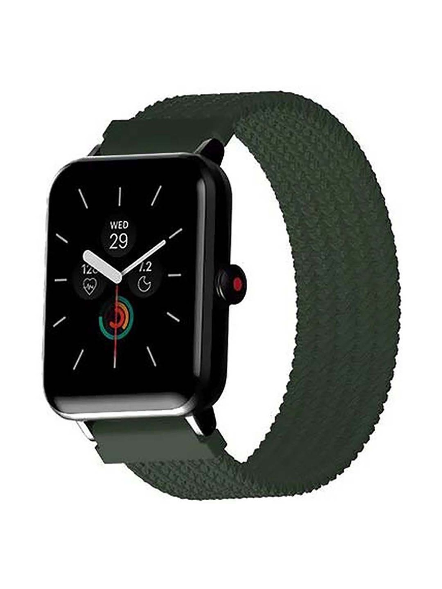 Noise 22 mm Woven Nylon Smartwatch Strap - L Size (Olive Green)