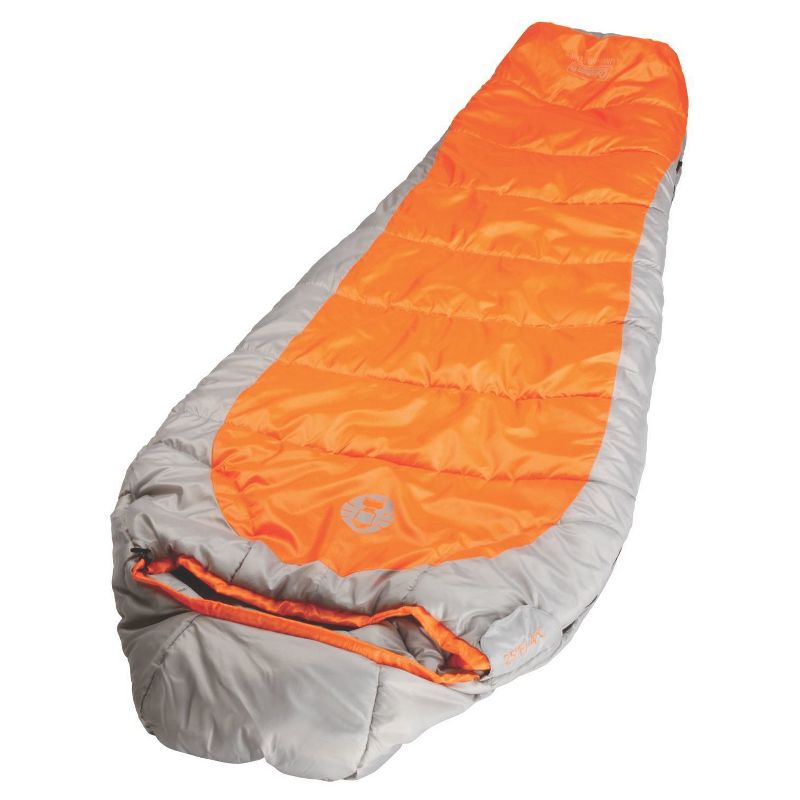 Coleman Silverton 25 Degrees Mummy Sleeping Bag – Orange/Gray