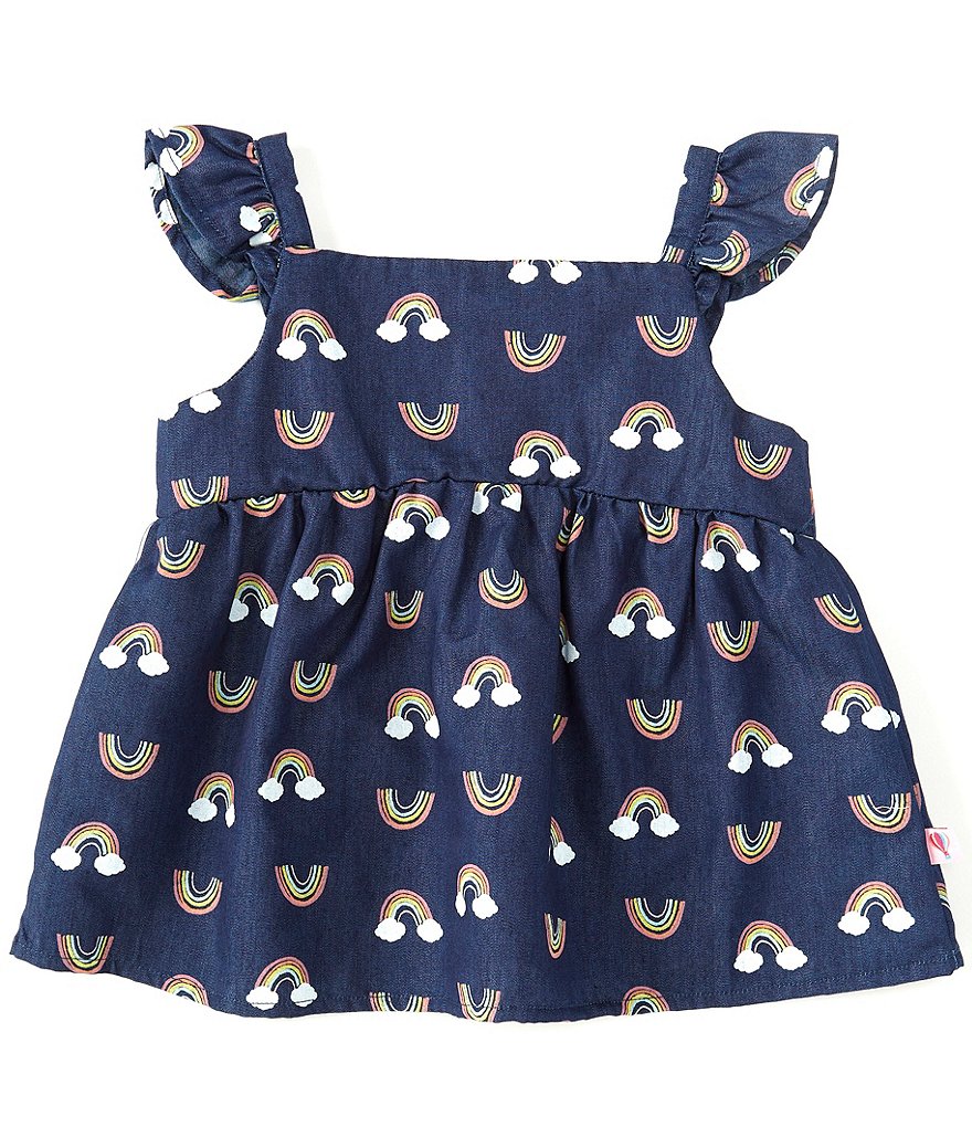 Adventure Wear by Copper Key Little Girls 2T-6X Sleeveless Rainbow Top