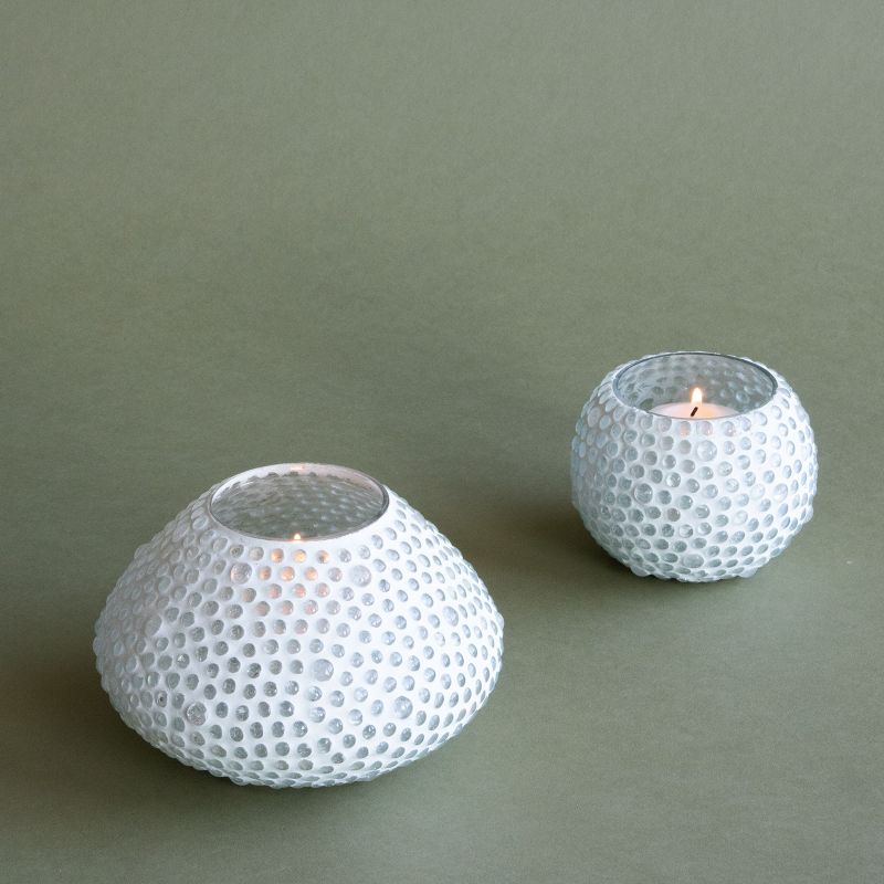 Melrose Set of 6 Rustic Black Hanging Large Tea Light Candle Holders 21"