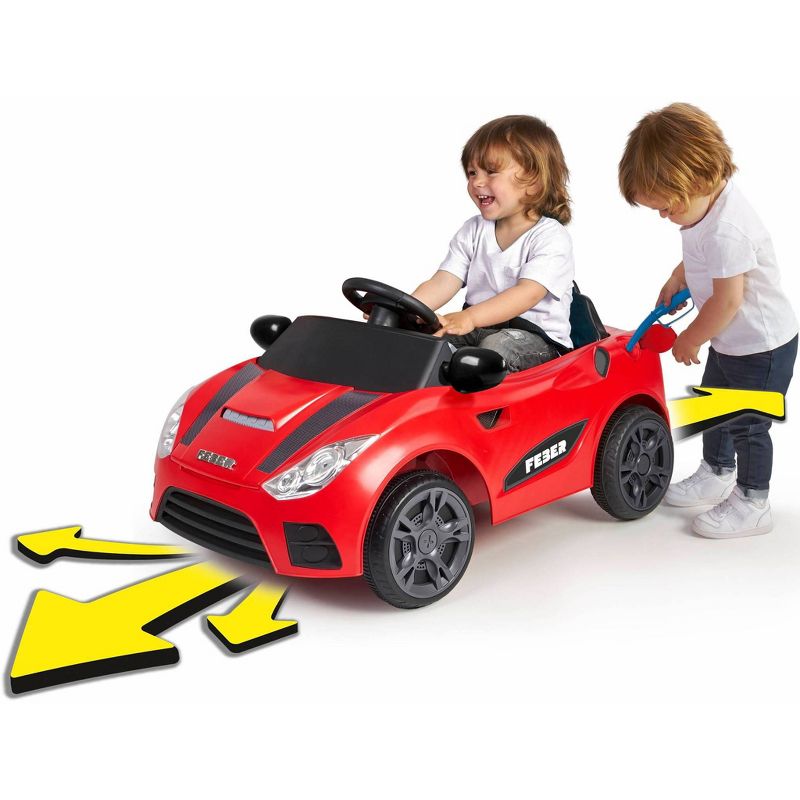 Feber 6V My Real Car 6-in-1 Breakdown Powered Ride-On - Red