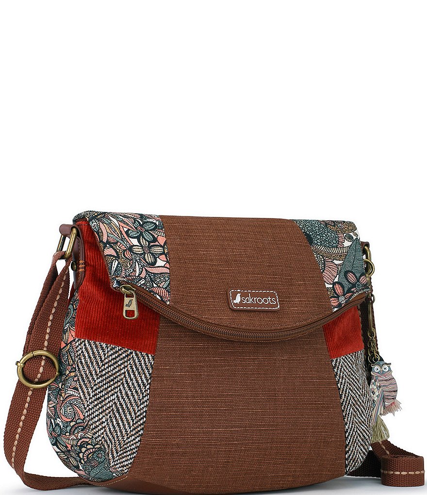 Sakroots Foldover Colorblock Crossbody Bag