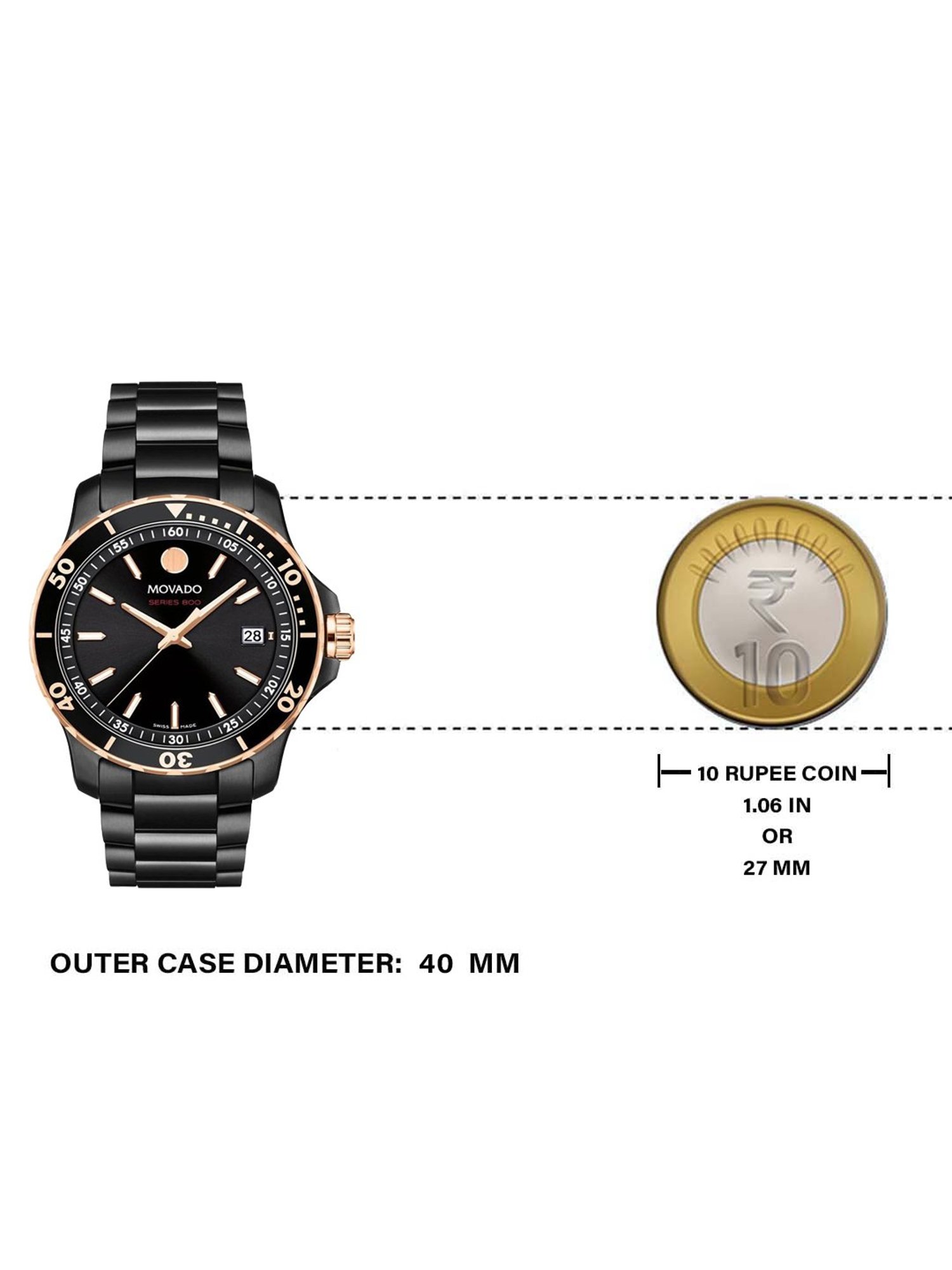 Movado MGI-2600162 Series 800 Analog Watch for Men