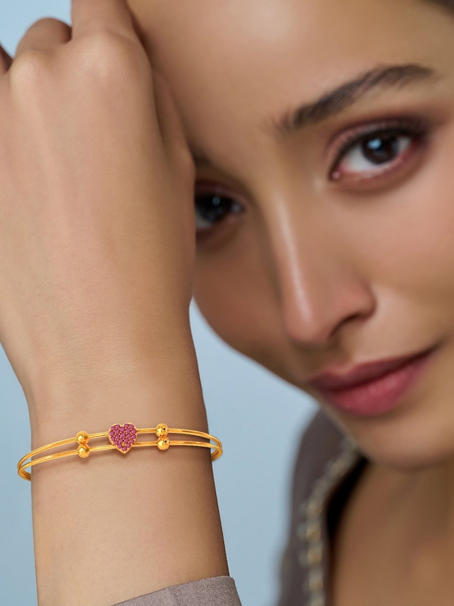 Mia by Tanishq Berry Bellini Baubles 14k Ruby Bangle