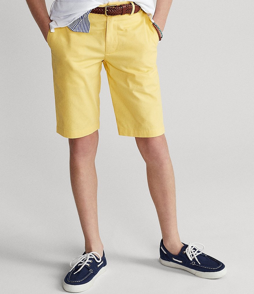 Polo Ralph Lauren Big Boys 8-20 Stretch Chino Flat-Front Shorts