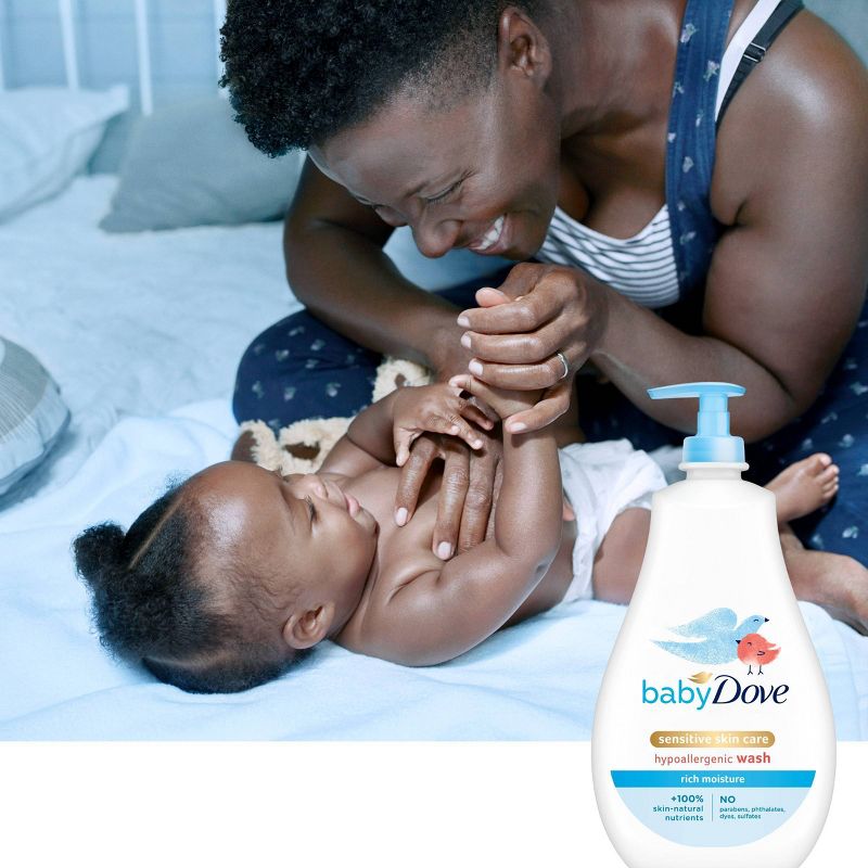 Baby Dove Rich Moisture Sensitive Skin Hypoallergenic Wash - 20 fl oz