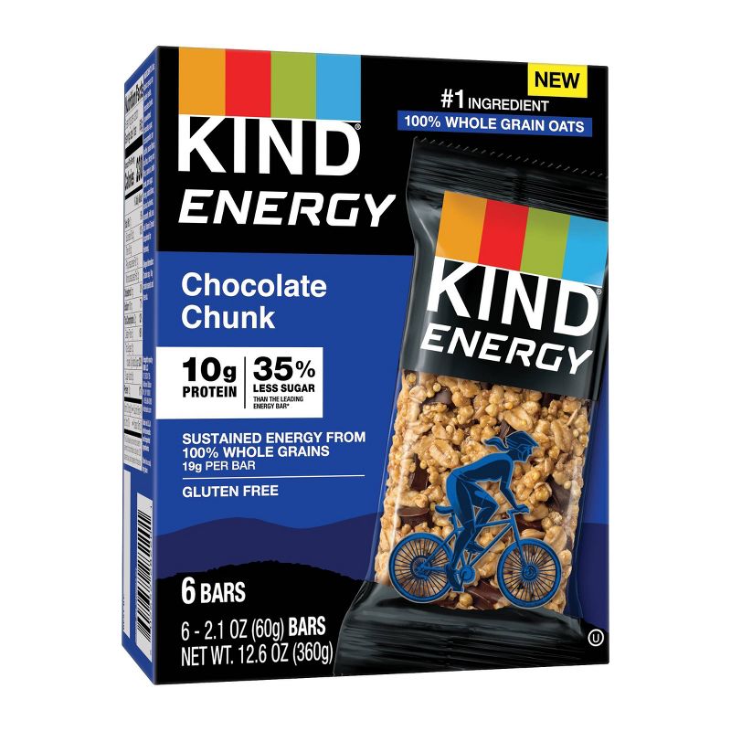 KIND Energy Bar Chocolate Chunk - 12.6oz/6ct