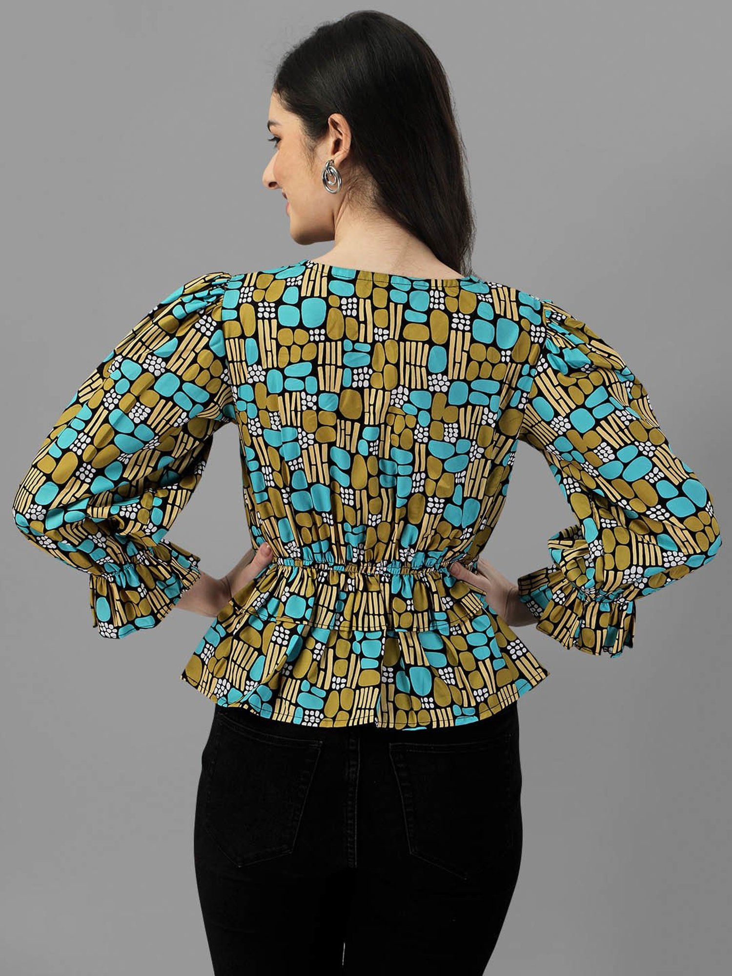 MASAKALI.CO Multicolor Printed Top