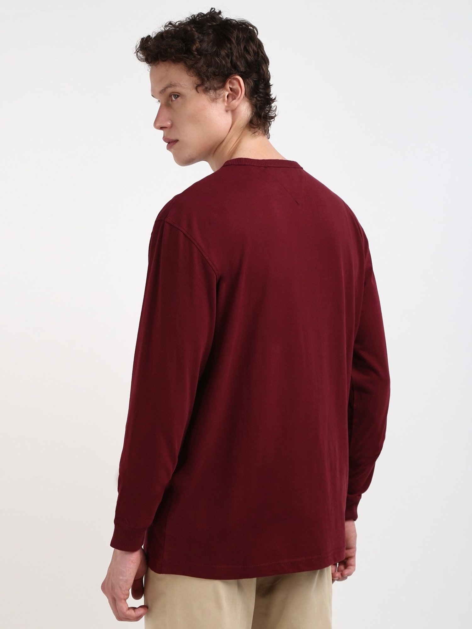 Tommy Hilfiger Maroon Regular Fit T-Shirt