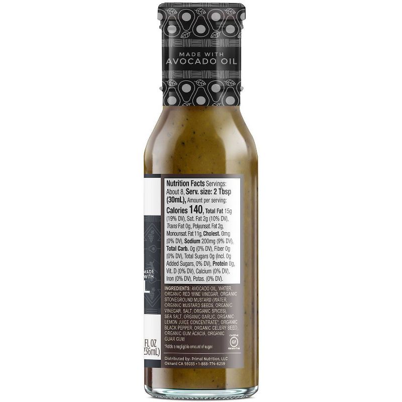 Primal Kitchen Oil + Vinegar Dressing - 8fl oz