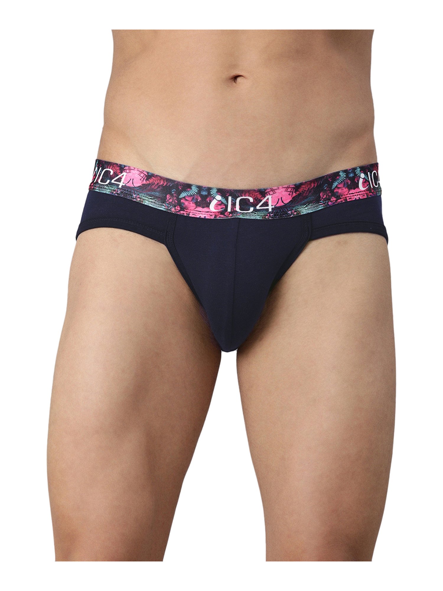 IC4 Multicolor Self Design Briefs - Pack of 4