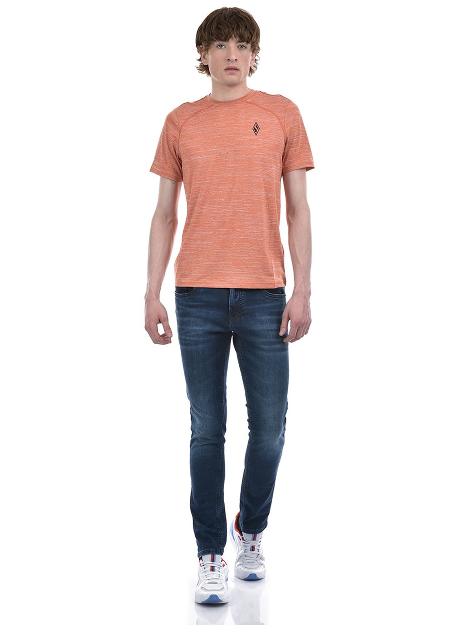 Lawman Pg3 Blue Slim Fit Lightly Washed Jeans