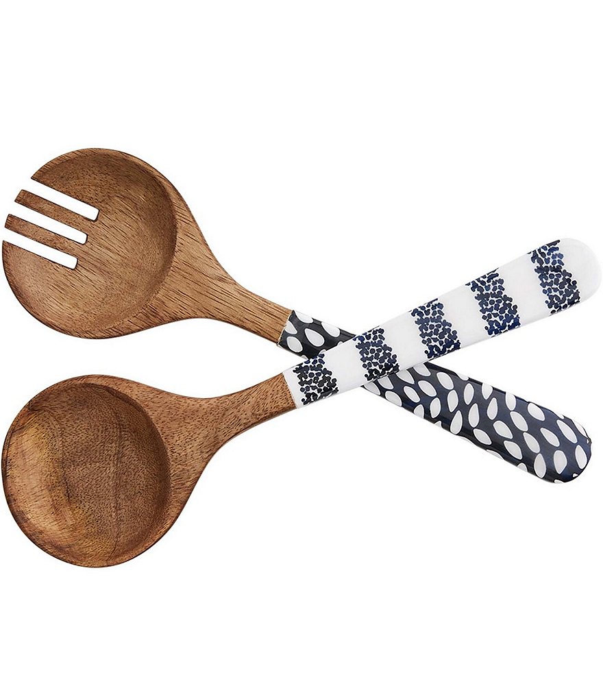 Mud Pie Indigo Serving Utensil Set